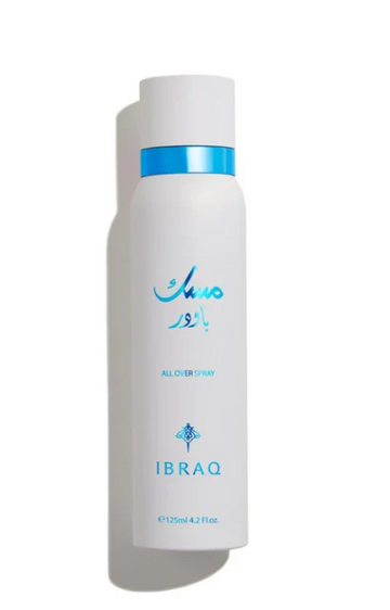 Ibrahim Al Qurashi Powder Musk All Over Spray 125ML